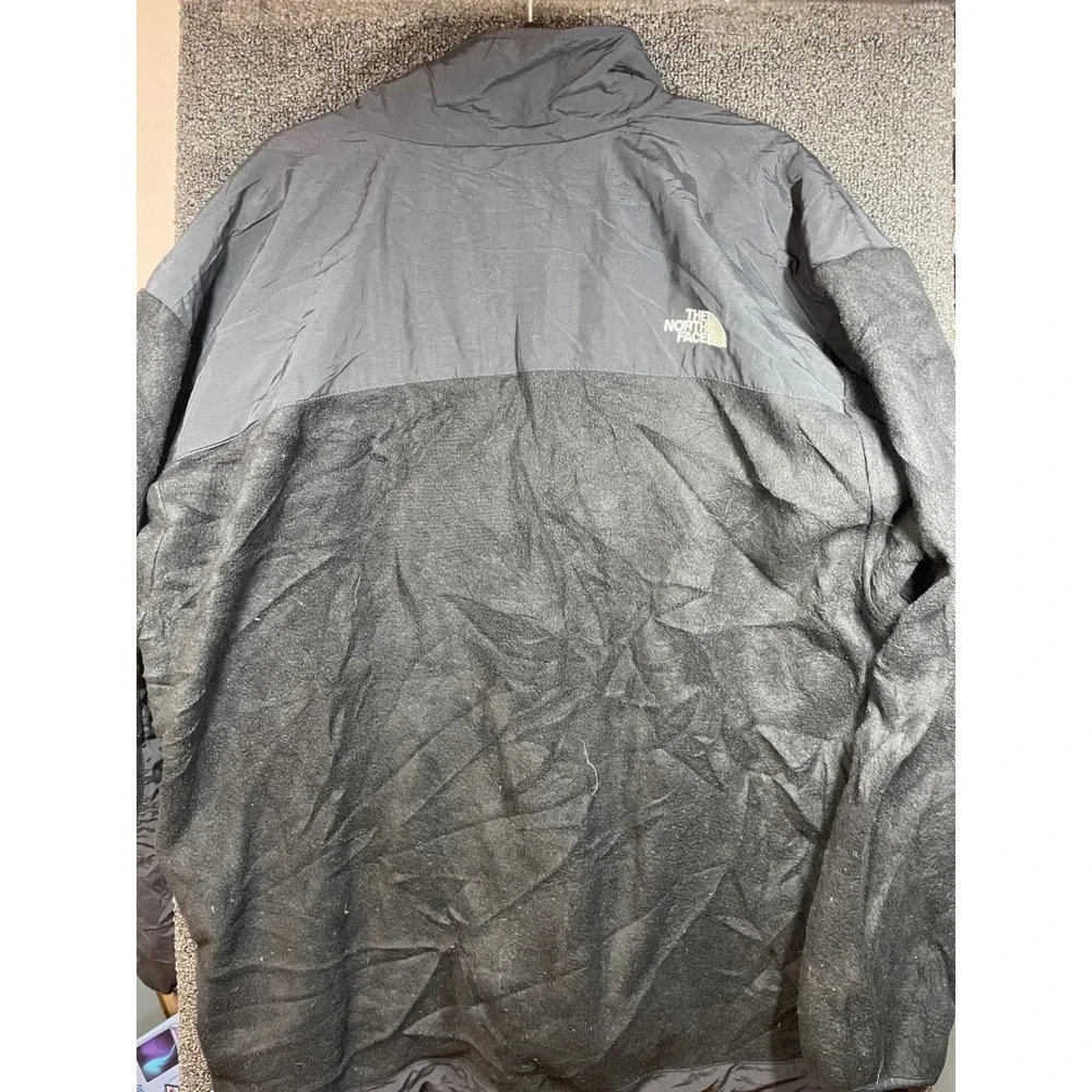 The North Face Denali Fleece Jacket Mens XL Black Full Zip Heavyweight Coat